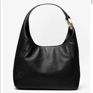 MK Fulton Large Pebbled Leather Shoulder Bag